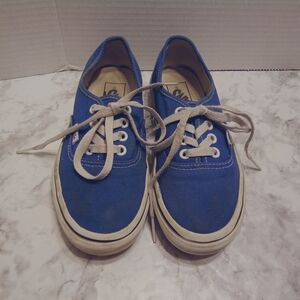 Vans Off The Wall Original Classic Authentic Sneakers Unisex Sz B3.5 W5 Blue